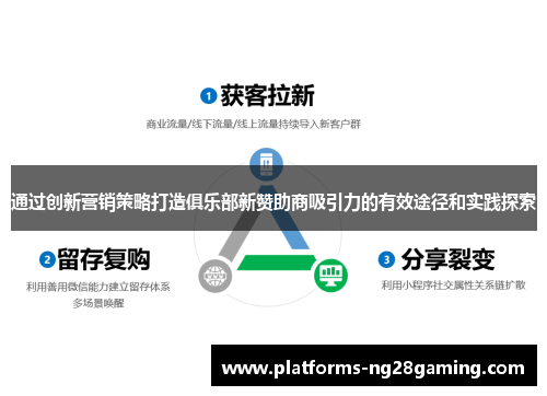 通过创新营销策略打造俱乐部新赞助商吸引力的有效途径和实践探索 通过创新营销策略打造俱乐部新赞助商吸引力的有效途径和实践探索